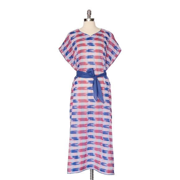 J. Peterman Dresses & Skirts - J. Peterman Ikat Print Caftan Dress | Womens Size Medium